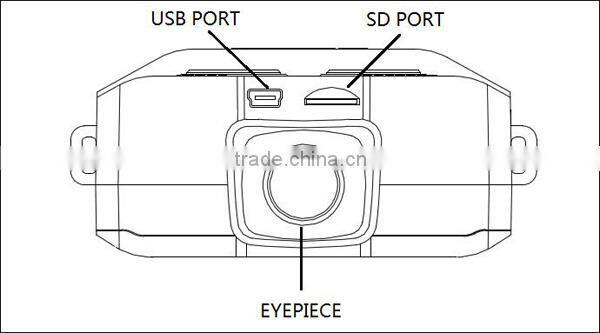 6x seeing in complete darkness portable infrared digital night vision monocular scope FG-FD300