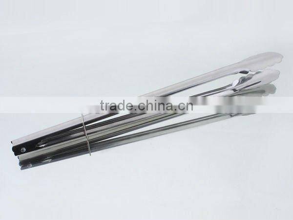 Stainless steel serving tongs