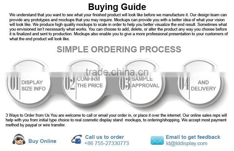 Customized Designed cheap pen display case / pen display stand