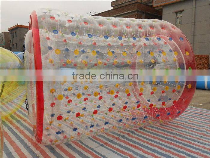 2014 POP inflatable water roller for water play equipments