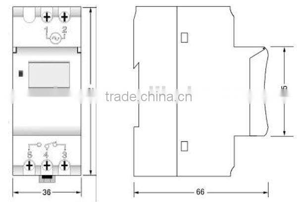 AHC15A DHC15A digital time switch