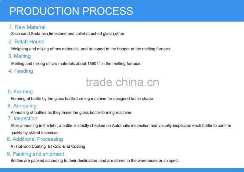 500ml Rhine Green Glass Liquor Bottles