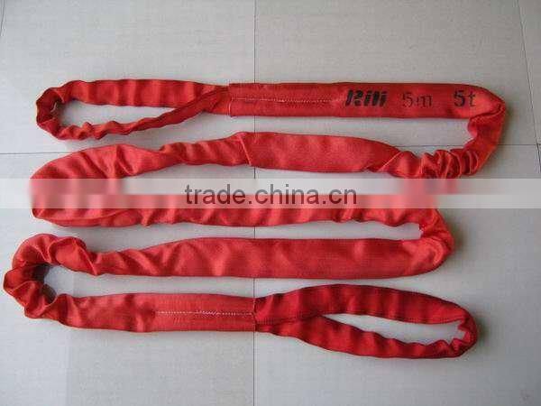 Polyester webbing, eye and eye lifting slings