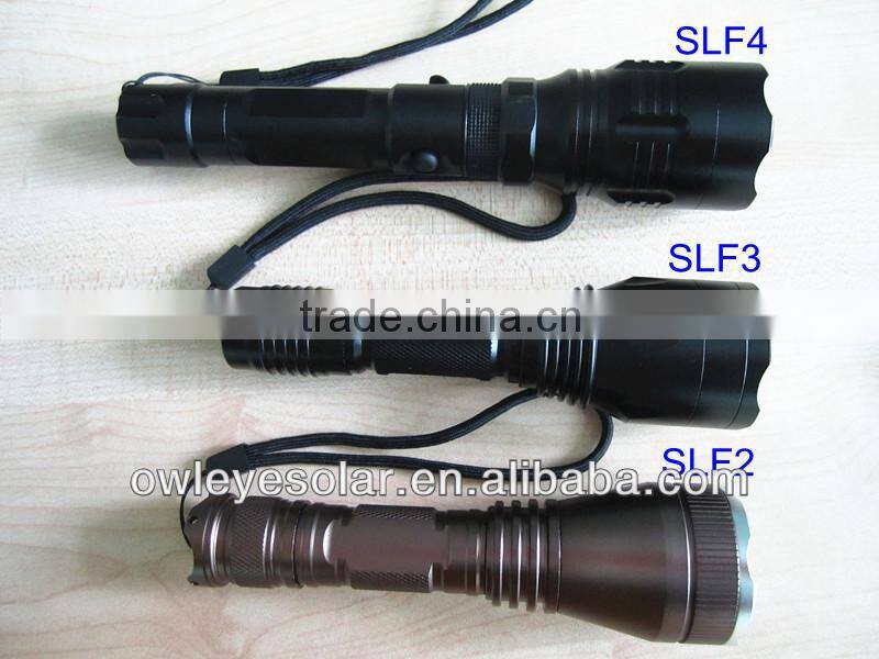 super bright police LED flashlight/ rechargeable LED flashlight