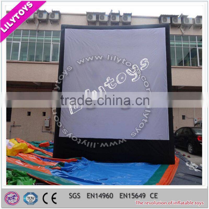 OEM beautiful cute best selling inflatable drive in movie screens for sale