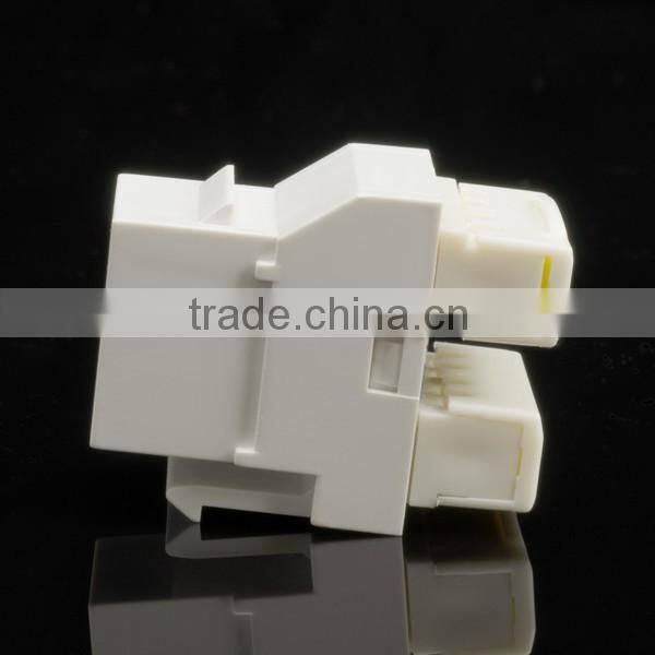 Network Solution Cat 5e 180Degree UTP Modular Keystone Jack
