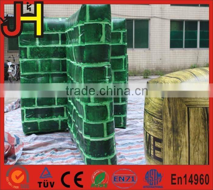 China Manufacturer Inflatable Wall Paintball Bunker For Sale