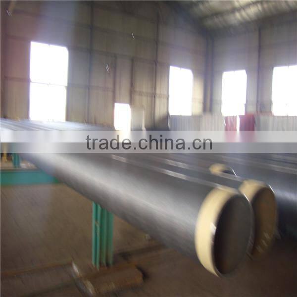 3PE sprial welded mild steel pipe line