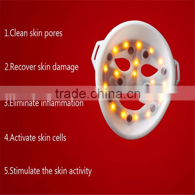 portable home use led pdt face mask with neck /led skin rejuvenation equipment for sale /pdt equipment led mask