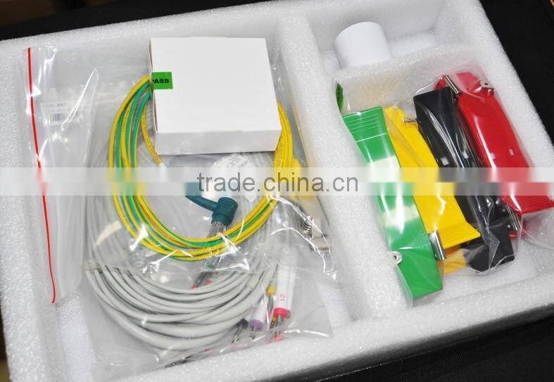 CE& FDA approved 1-channel Electrocardiograph ECG EKG machine