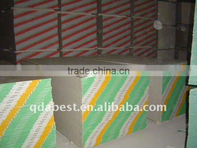 Square edge gypsum board
