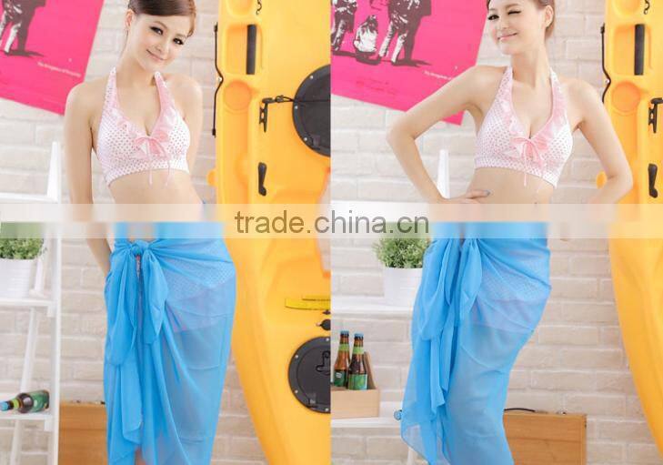 Sexy Women Ladies Chiffon Beach Wear Swimwear Bikini Cover-Up Wrap Sarong Scarf 100*150cm
