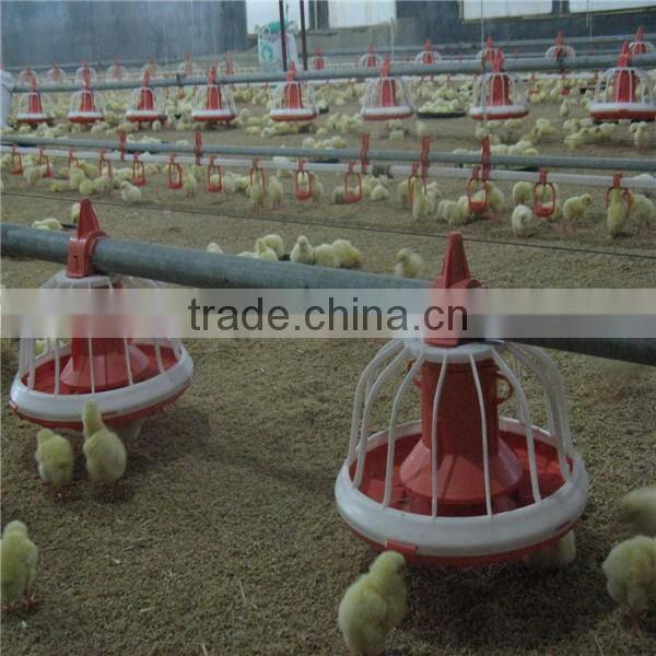 360 feed pans for successful broiler feeding