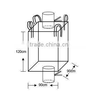 geotextile bulk bag for cement/1.5 ton big bag for cement