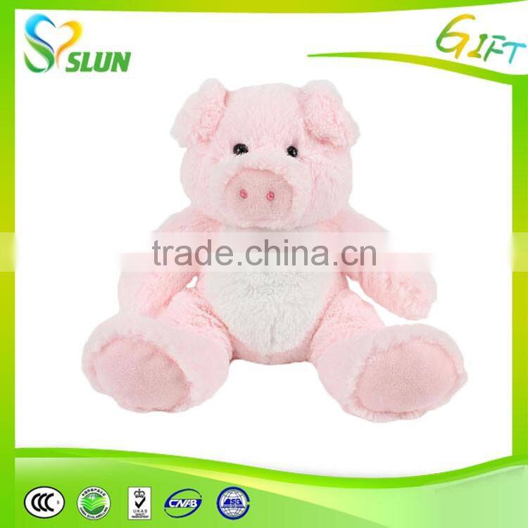 Cheap musical kids toy cute and attractive plush pig toy
