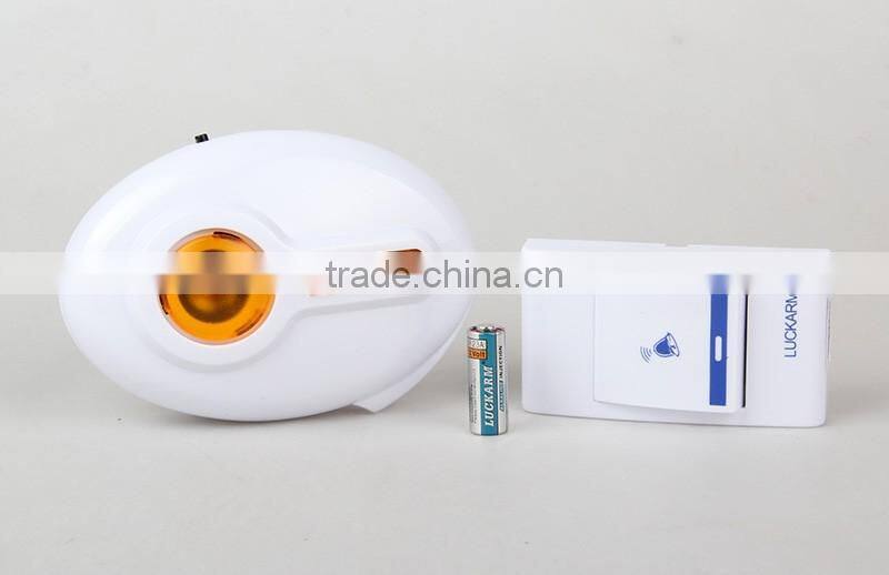 wholesale security system dog barking long range remote control wireless doorbell with lighting for home or office