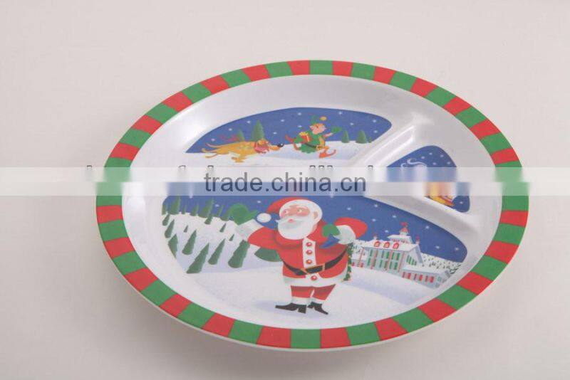 promotional squared pink color melamine plates