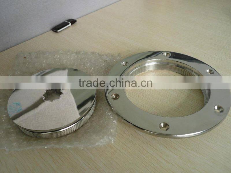 6 inch stainless deck plates,round boat deck plates