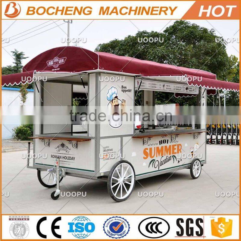 Manufacturer supply exhibition kiosk vending cart for sale