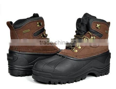 Northern Waterproof Men Rubber Sole Winter Snow Boots