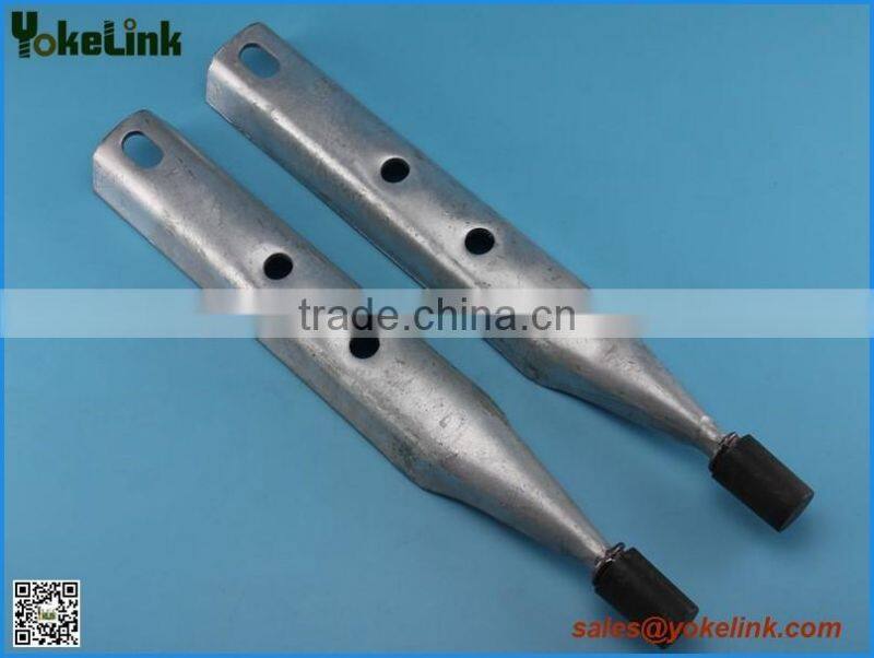 Pole Top Insulator Pin 15" long with 1" lead threads