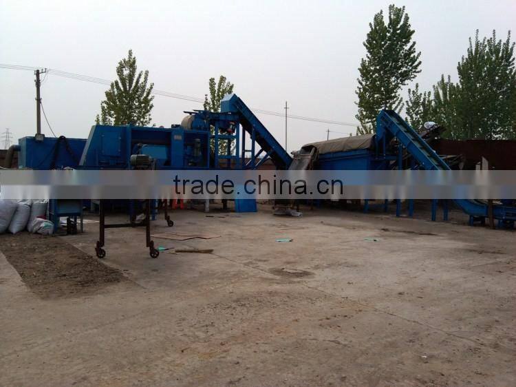 automatic sorting line for scrap steel for separating copper,aluminum, stainless steel and iron