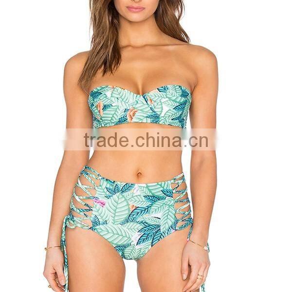 2016 nice design high waist swim wear