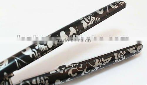 Ceramic flat hair straightener blk hair iron tourmaline MINI STRAIGHTENER IRON