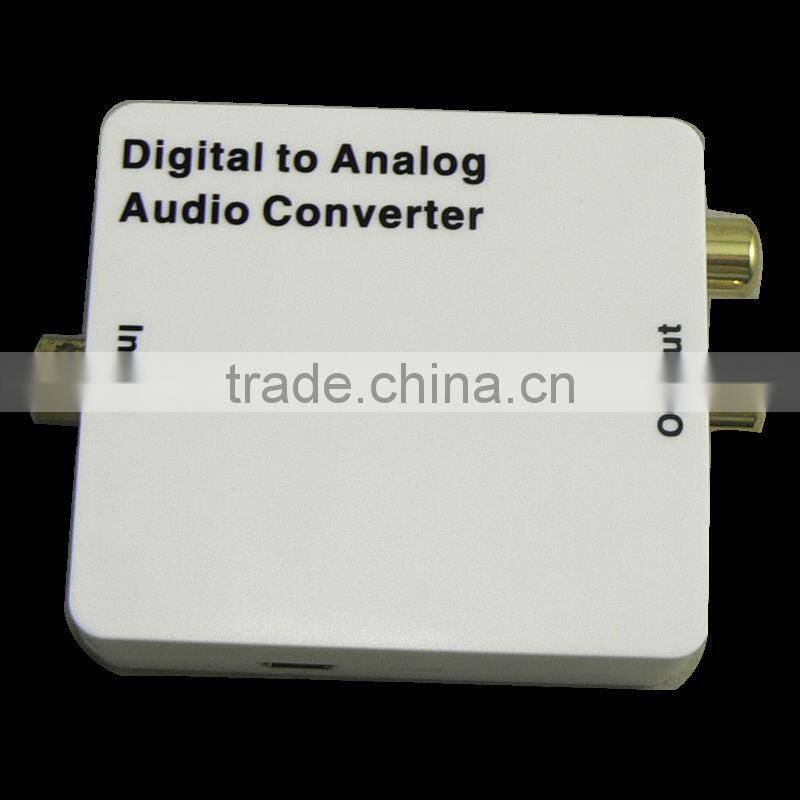 Digital audio to analog audio converter