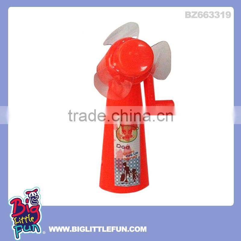 Microphone shape mini toy fan for kids