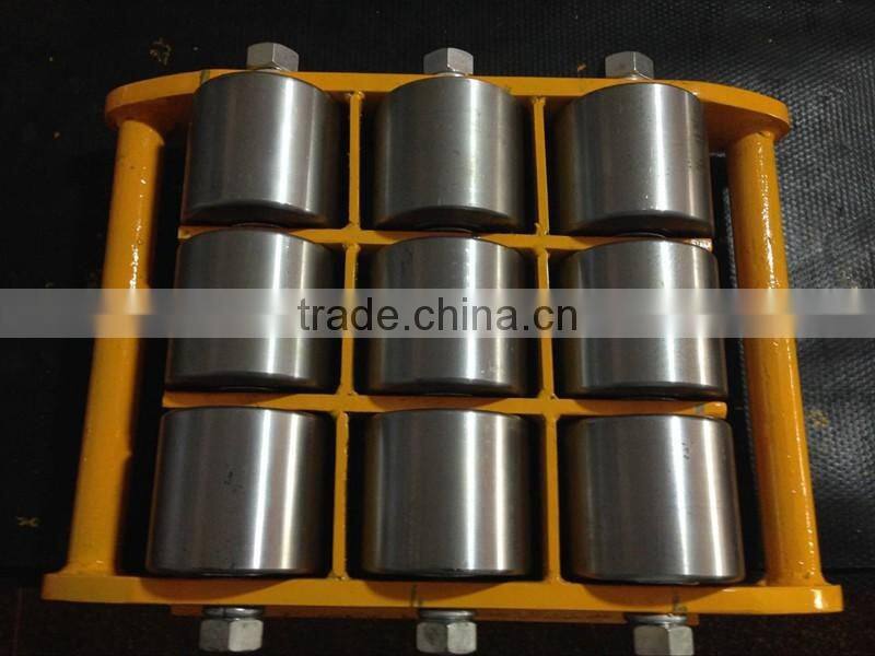 CRA type moving Cargo trolley / Hand Trolley 6 ton machinery mover dolly