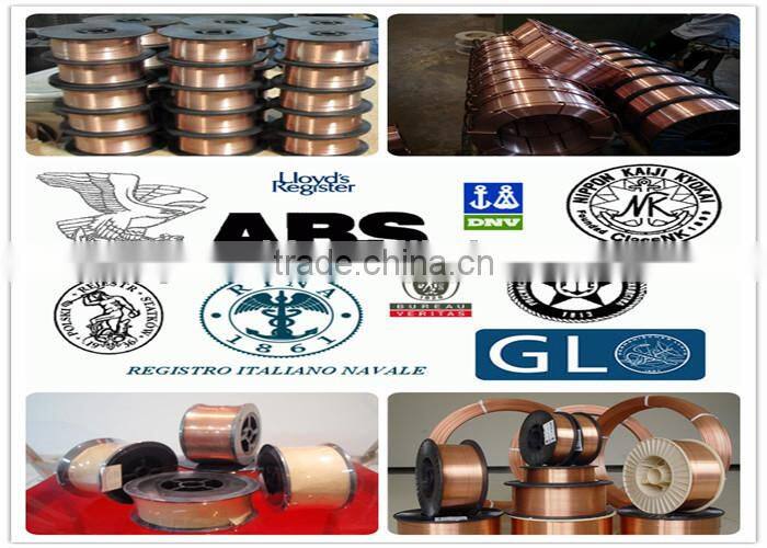 Top consumable products AWS A5.18 / GB : ER50-6 / AWS : ER70S-6 / DIN : SG2 mig welding wire 1.2mm