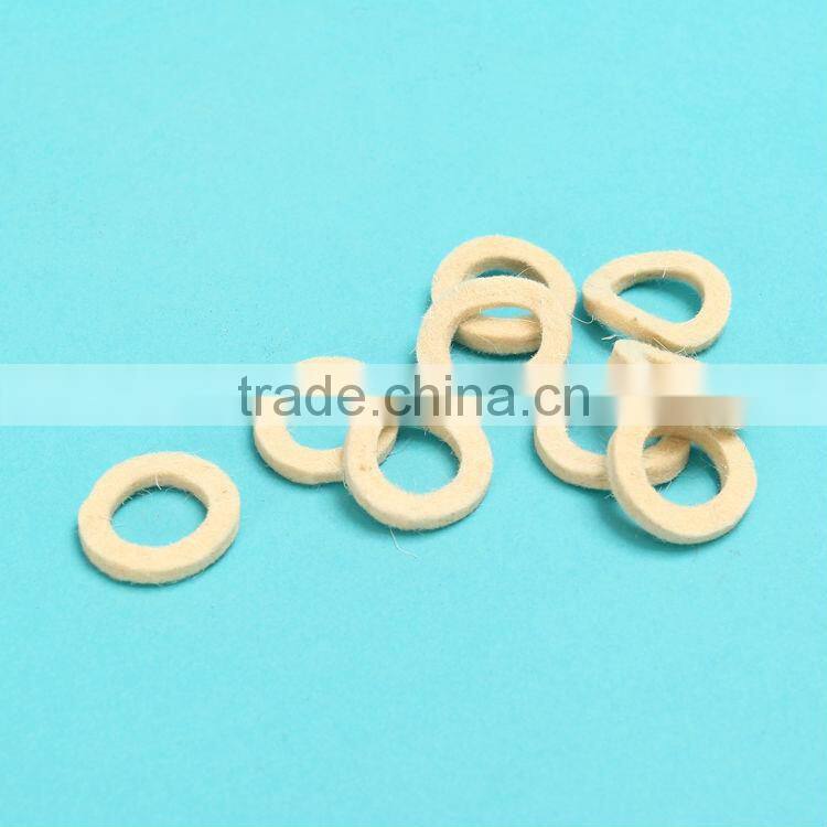 Felt sealling pure white circular ring gasket supply