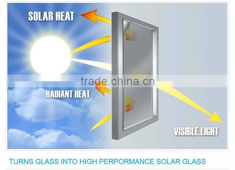 heat insulation anti uv structural glass decoration film