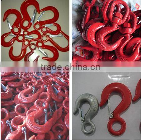 wells factory alloy steel metel forged grade g80 Hook for lifting