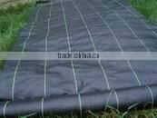 Black PP woven weed barrier mat