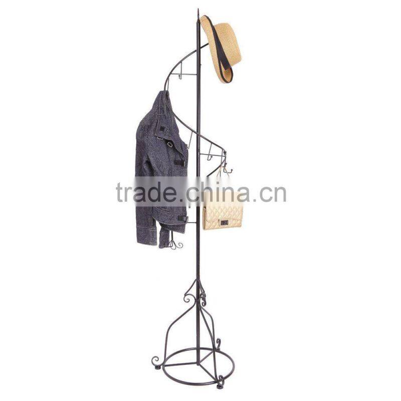 Spiral Metal Display Tree Standhandbag Display Rack