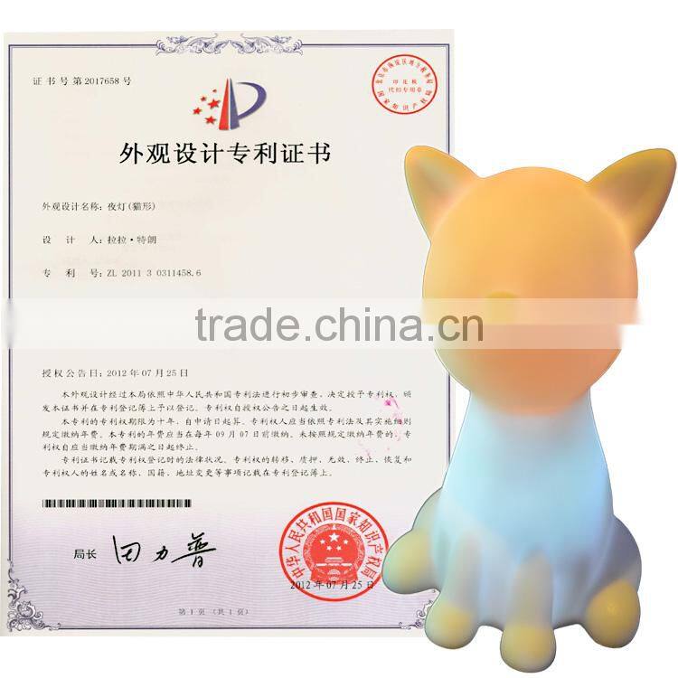 animal shaped lamp bedside table with led light USB led lamps nightlight for children