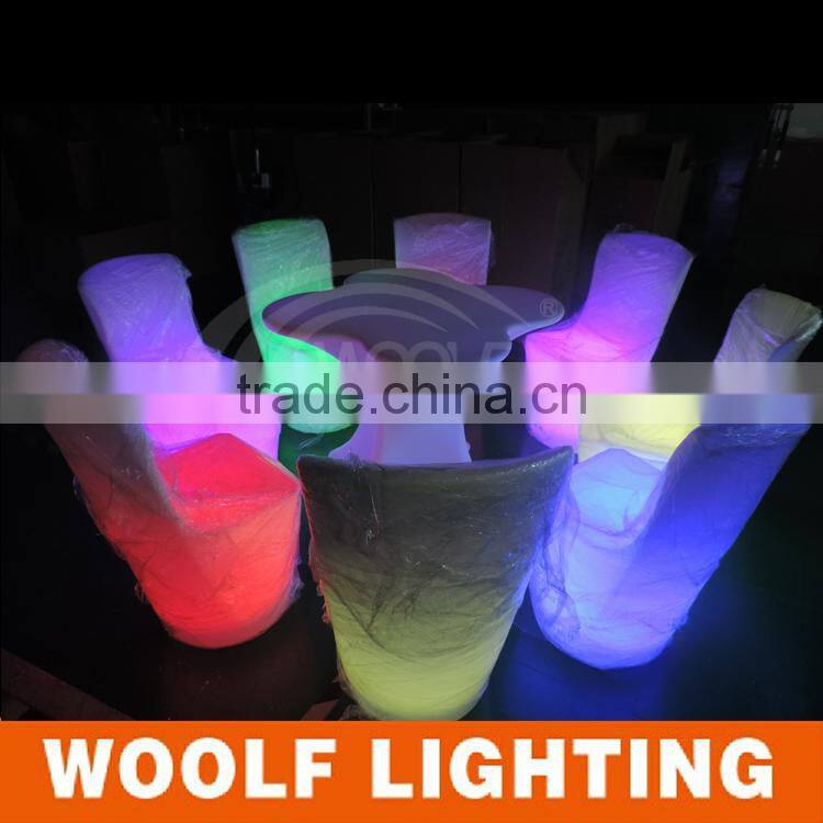 Hotel Restaurant Modern LED Dinner Glowing Chair