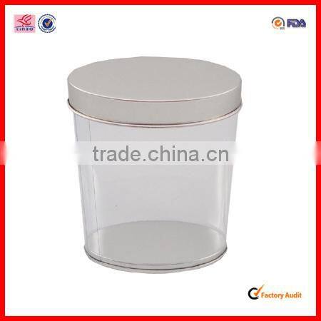 plain round food grade clear plastic boxes for cookies