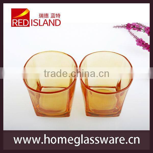 hot sale spray color small shot glass tea cup