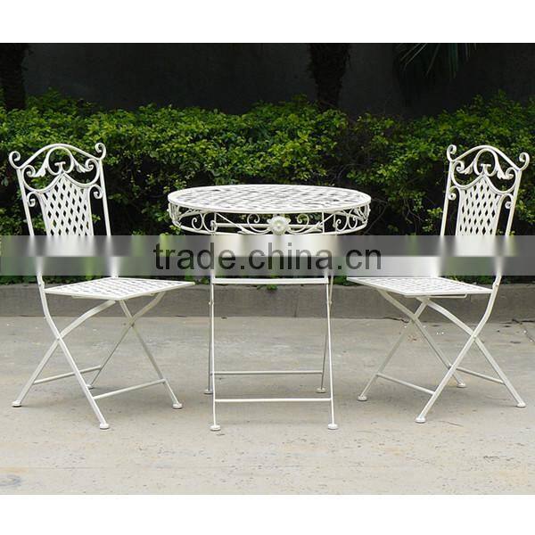 Vintage Folding Garden Table And Chair
