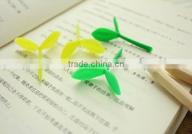 FDA Cute Sprouting Silicone Bookmarker for Students as Gifts