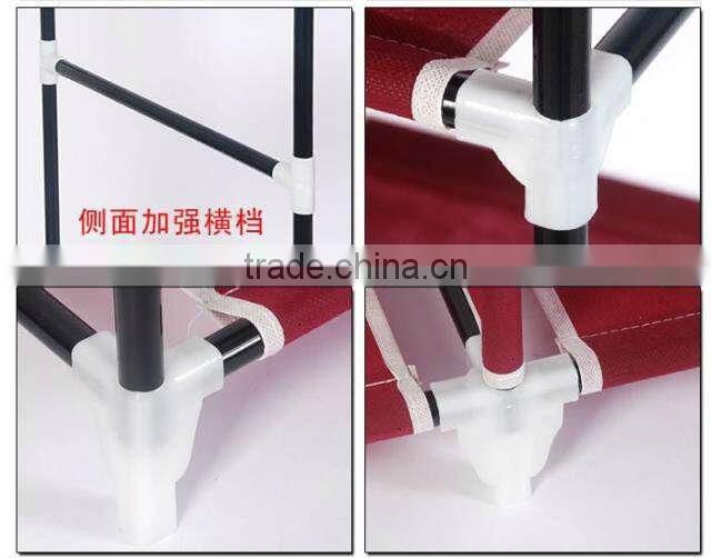 Double Canvas effect Wardrobe Clothes Rail Storage in Beige New Robust Model by Designer