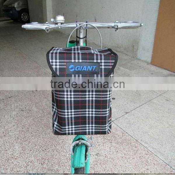2014 new style Foldable oxford cloth bicycle front basket