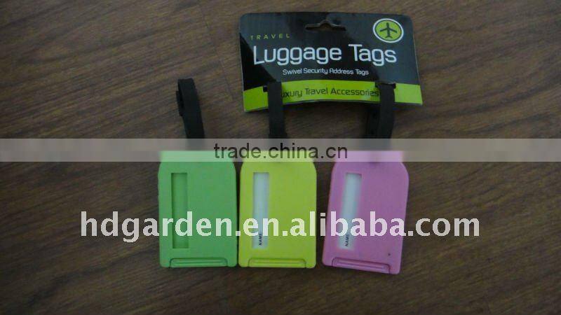 cheap Plastic pull luggage tag