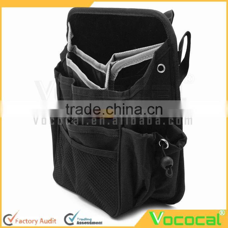 Car Trunk Organizer Auto Interior Removable Storage Mesh Debris Storage Pouch Head Seat Back Bag Hanging Zipper Bag