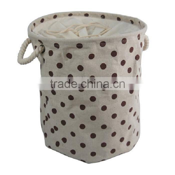 Chinese Stylish Collapsible Linen laundry bag/Storage Bag