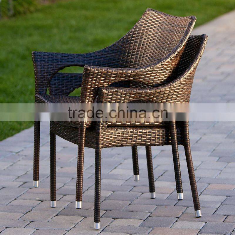 Outdoor Patio Wicker Arm Chair