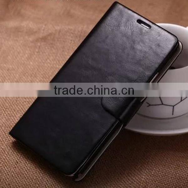 Popular design leather case genuine leather wallet case for Samsung Note3, sublimation cases